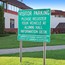 West Side Alumni Hall Parking Sign