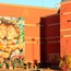 Buffalo Twin mural outside Vic Juba Theatre